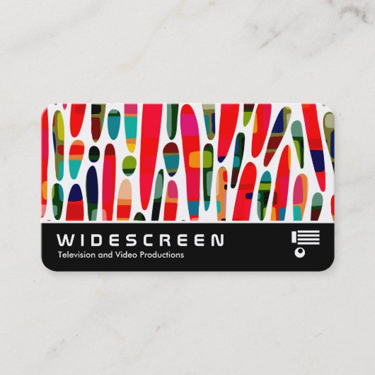 Breedbeeld 0556 - Collaged Color Splash 150222 Visitekaartje (Voorkant)