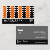 Breedbeeld 123 Retro Patroon Visitekaartje (Voorkant / Achterkant)