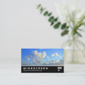 Breedbeeld 133-wolken visitekaartje (Staand voorkant)