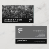 Breedbeeld 144 - Zilveren Birch Visitekaartje (Voorkant / Achterkant)