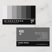 Breedbeeld 162 - Kleurenmengsel - wit tot zwart Visitekaartje (Voorkant / Achterkant)