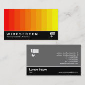 Breedbeeld 175 - Kleurmix - Rood tot Geel Visitekaartje (Voorkant / Achterkant)