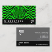 Breedbeeld 181 - Op art Visitekaartje (Voorkant / Achterkant)