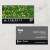 Breedbeeld 205 - Narcissen Visitekaartje (Voorkant / Achterkant)