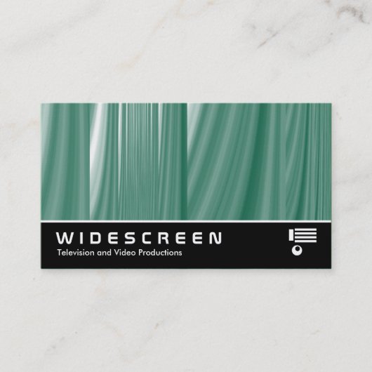 Breedbeeld 212 - Abstract glas met cascade Visitekaartje (Voorkant)
