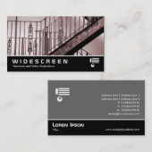 Breedbeeld 213 - Victoriaans brandweerstand Visitekaartje (Voorkant / Achterkant)