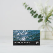 Breedbeeld 220 - Mousserend water Visitekaartje (Staand voorkant)