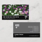 Breedbeeld 221 - Kleurrijke Tulpen Visitekaartje (Voorkant / Achterkant)