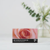 Breedbeeld 229 - Roze Rose Visitekaartje (Staand voorkant)