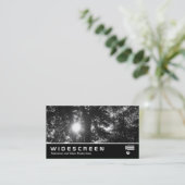 Breedbeeld 229 - Sun Through Trees B&W Visitekaartje (Staand voorkant)