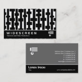 Breedbeeld 305 - Abstracte lijnen Visitekaartje (Voorkant / Achterkant)