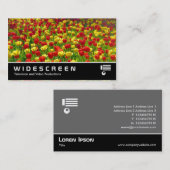 Breedbeeld 318 - Zee Tulpen Visitekaartje (Voorkant / Achterkant)