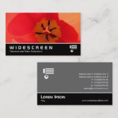 Breedbeeld 320 - Inside a Tulip Visitekaartje (Voorkant / Achterkant)