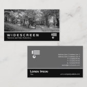 Breedbeeld 328 - Cycle Way - B&W Visitekaartje (Voorkant / Achterkant)