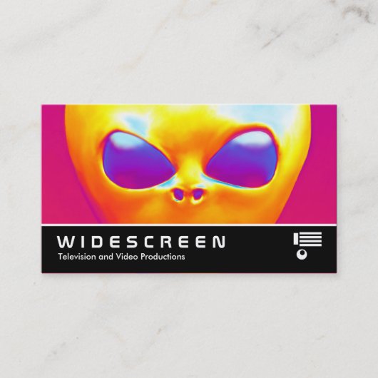 Breedbeeld 339 - Psychedelic Alien Visitekaartje (Voorkant)