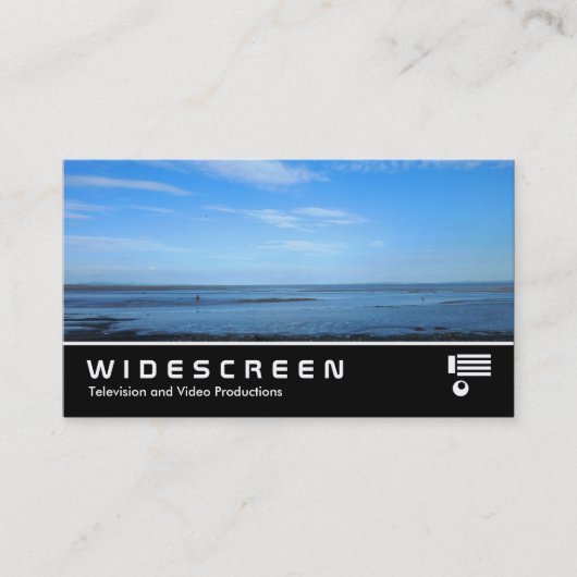 Breedbeeld 341 - Sterk estuarium op Penarth Visitekaartje (Voorkant)