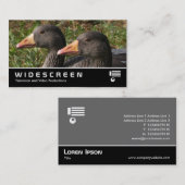 Breedbeeld 354 - Glazen Visitekaartje (Voorkant / Achterkant)