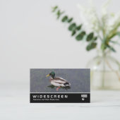Breedbeeld 390 - Mallard Duck Visitekaartje (Staand voorkant)