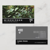 Breedbeeld 400 - Botanische tuinen Visitekaartje (Voorkant / Achterkant)