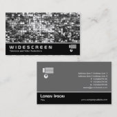 Breedbeeld 406 - Abstracte mozaïek Visitekaartje (Voorkant / Achterkant)