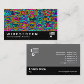 Breedbeeld 418 - Fractal Abstract 191111a Visitekaartje (Voorkant / Achterkant)