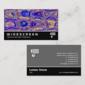 Breedbeeld 419 - Fractal Abstract 061012a Visitekaartje (Voorkant / Achterkant)