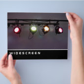 Breedbeeld - Rij van spotlichten Flyer (Hand)