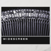 Breedbeeld - Typemachine Flyer (Voorkant)