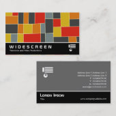 Breedbeeldscherm 0434 - Abstract 240413 Visitekaartje (Voorkant / Achterkant)