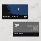 Breedbeeldscherm: 215 - zomernacht visitekaartje (Voorkant / Achterkant)