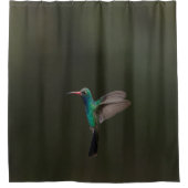 Breedbevochtigde vogel tijdens de vlucht douchegordijn (Voorkant)