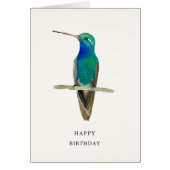 Breedbevogel Happy Birthday Kaart (Voorkant)