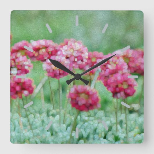 Breedbloemen Vierkante Klok (Voorkant)