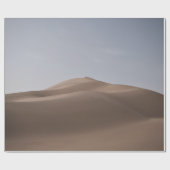 BREEDDESERT ONDER WITTE SKY TIJDENS DAG CADEAUPAPIER (Vlak)