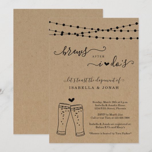 Breedels nadat ik alleen nog maar lozing ontvang kaart (Voorkant / Achterkant)