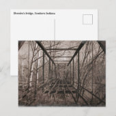 Breeden brug, Indiana Briefkaart (Voorkant / Achterkant)