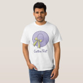 Breedgerande Hoed Lila T-shirt (Voorkant volledig)