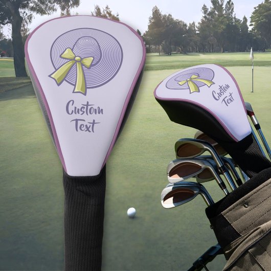 Breedgerande Hoed Lilac Golfheadcover