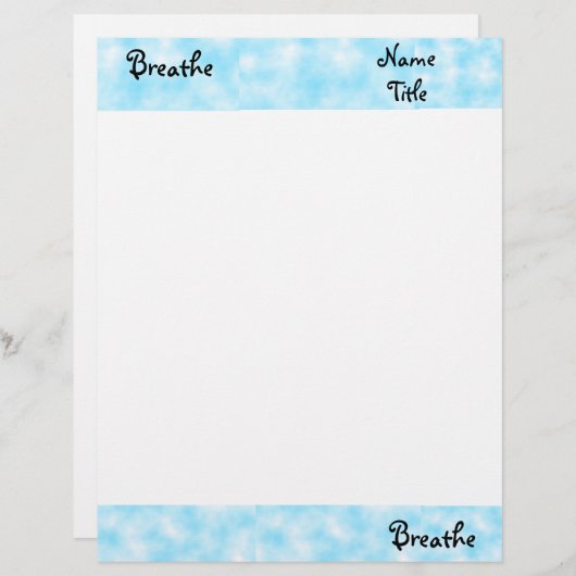 Breedkoppen Briefhoofd (Voorkant / Achterkant)