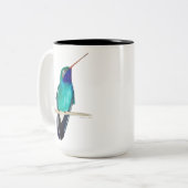 Breedkopvogel Tweekleurige Koffiemok (Voorkant links)