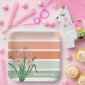 Breedpaalband - Modern Papieren Bordje (Feest)