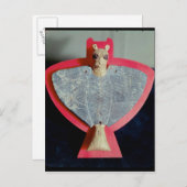 Breedplaat in de vorm van een leeuwenkopel briefkaart (Voorkant / Achterkant)