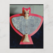 Breedplaat in de vorm van een leeuwenkopel briefkaart (Voorkant)