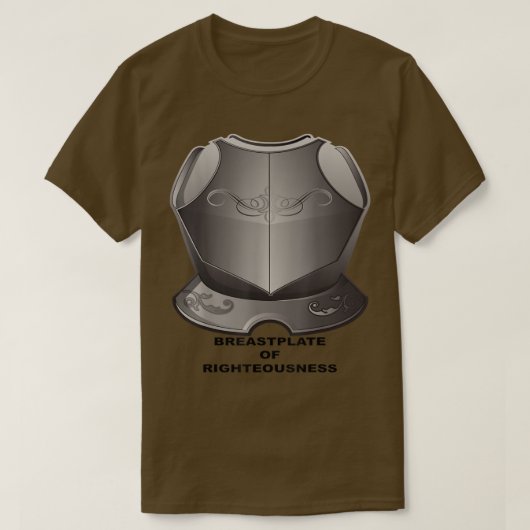 Breedplaat van de Rechterheid Christelijk T-shirt (Design voorkant)