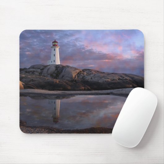 Breedpool door vuurtoren muismat (Met muis)