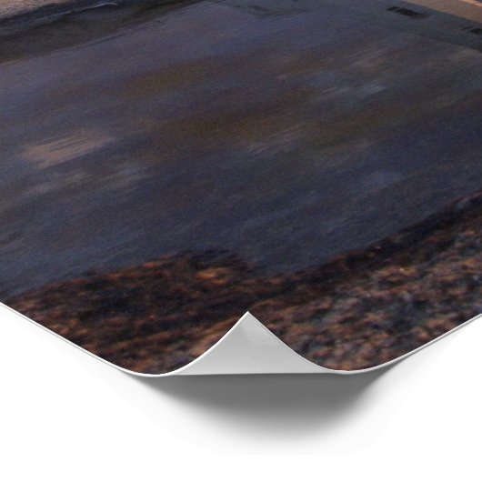 Breedpool door vuurtoren poster (Hoek)