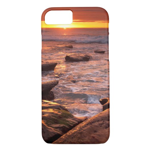 Breedpools bij zonsondergang, Californië Case-Mate iPhone Case (Achterkant)