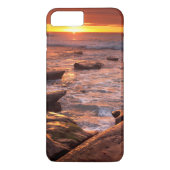 Breedpools bij zonsondergang, Californië Case-Mate iPhone Case (Achterkant)