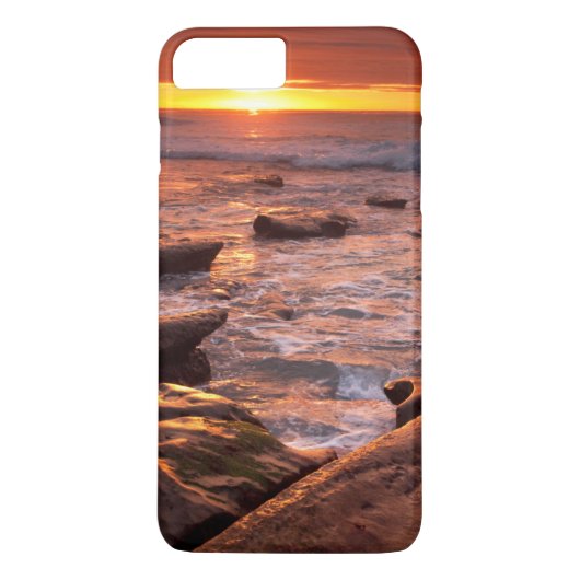 Breedpools bij zonsondergang, Californië Case-Mate iPhone Case (Achterkant)