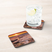Breedpools bij zonsondergang, Californië Drankjes Onderzetter (Rechterzijde)